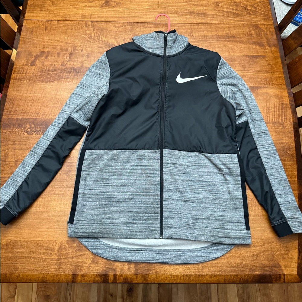 Nike grey and black Zip-up